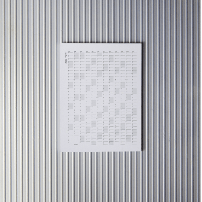 Muur Kalender A2 2025